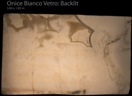 ONICE BIANCO VETRO BACKLIT CALL 0422 104 588 ABOUT THIS MATERIAL